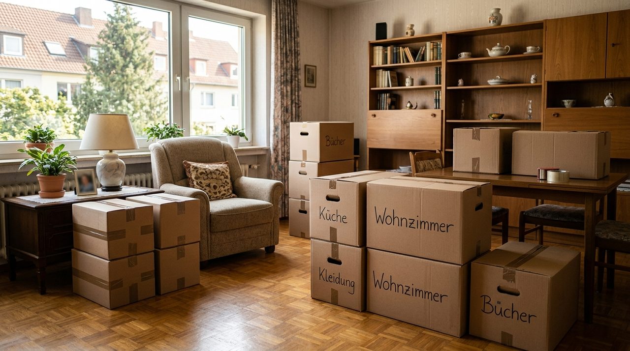 Wohnungsauflösung bei Pflegeheim-Umzug
